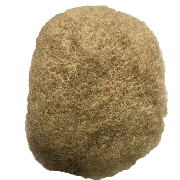 Blond Afro Curl Men toupees