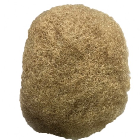 Blond Afro Curl Men toupees